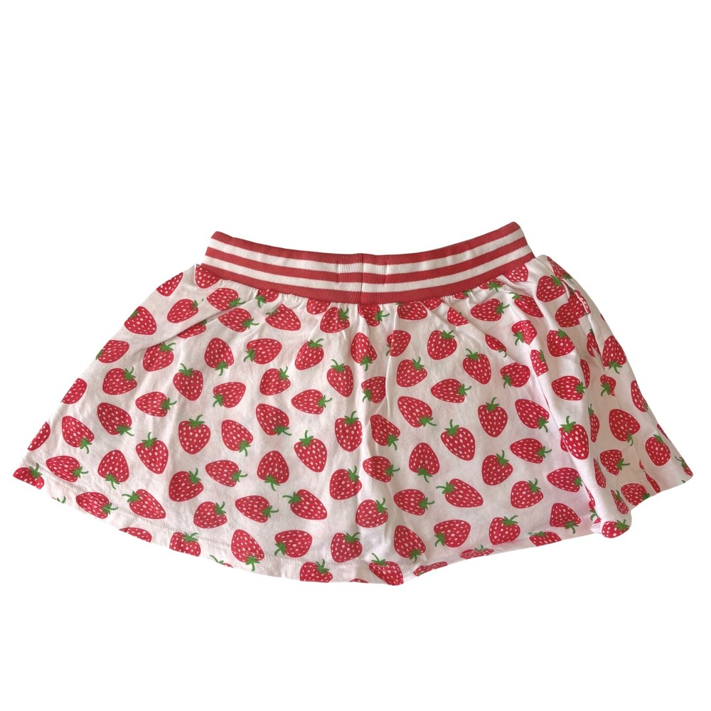 Mini Boden Girls Cotton Skort Strawberry Print Size 4 5 Excellent! - Picture 6 of 9